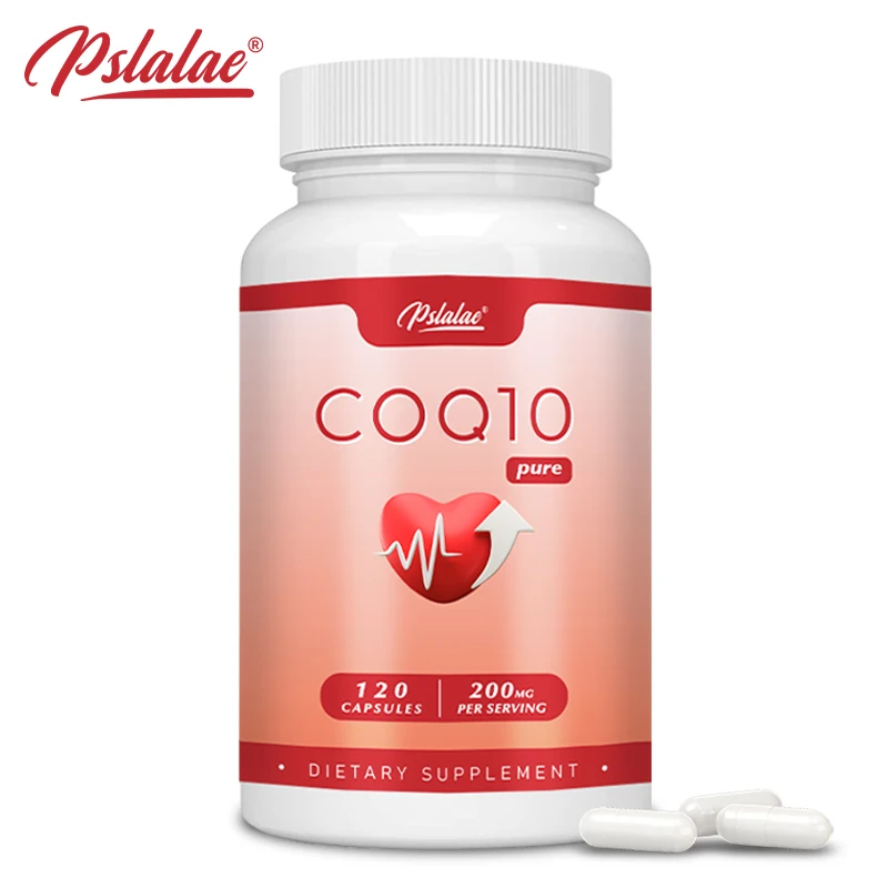 CoQ10 200mg - Antioxidant, Support for Brain, Heart & Energy Health, Improve Blood Circulation - 120 Capsules