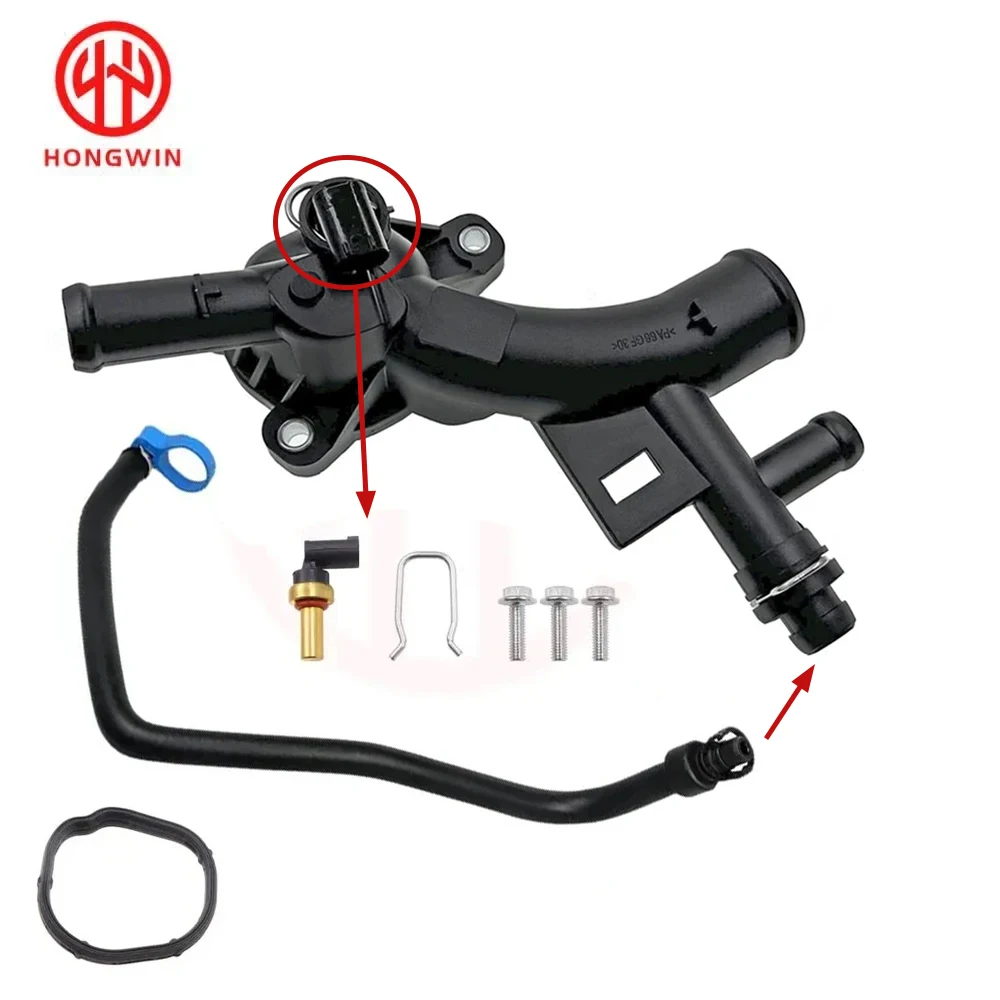 Genuine No.25193922 New Thermostat Housing Water Pump Outlet Fits Chevrolet Cruze Sonic Trax Buick Encore 1.4T 55565334 1338030