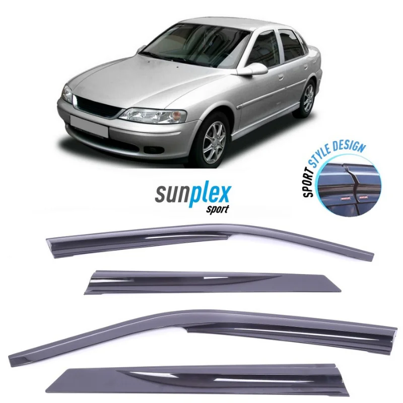 Car window accessories for Opel Vectra B 1996-2003 Sport Style window deflector rain cover visor awnings