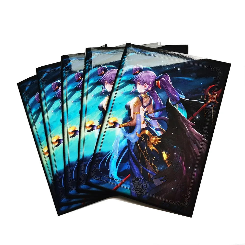 

120PCS/BAG High Quality TCG Card Sleeves MGT Goddess Of Dark Cards Sleeves Protector Color Sleeves Cover Pkm/TCG CARDS 66x91mm