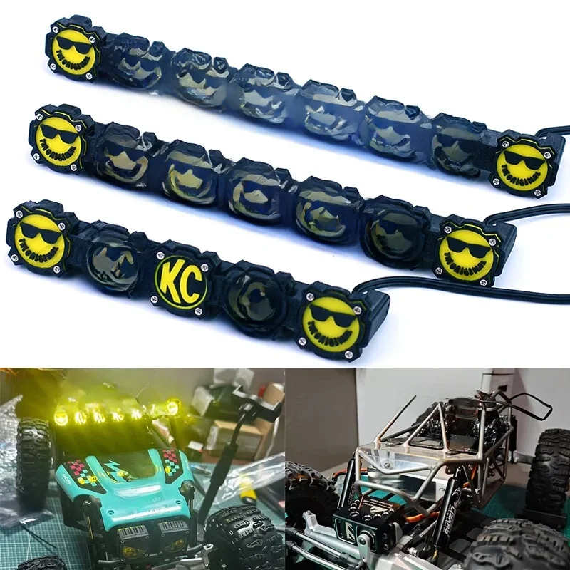 Feux de toit LED de simulation pour voiture RC Crawler 1/10 Traxxas Trx4 Axial Scx10 Yikong RC4WD D90 Croboll MK07 MJX H8H
