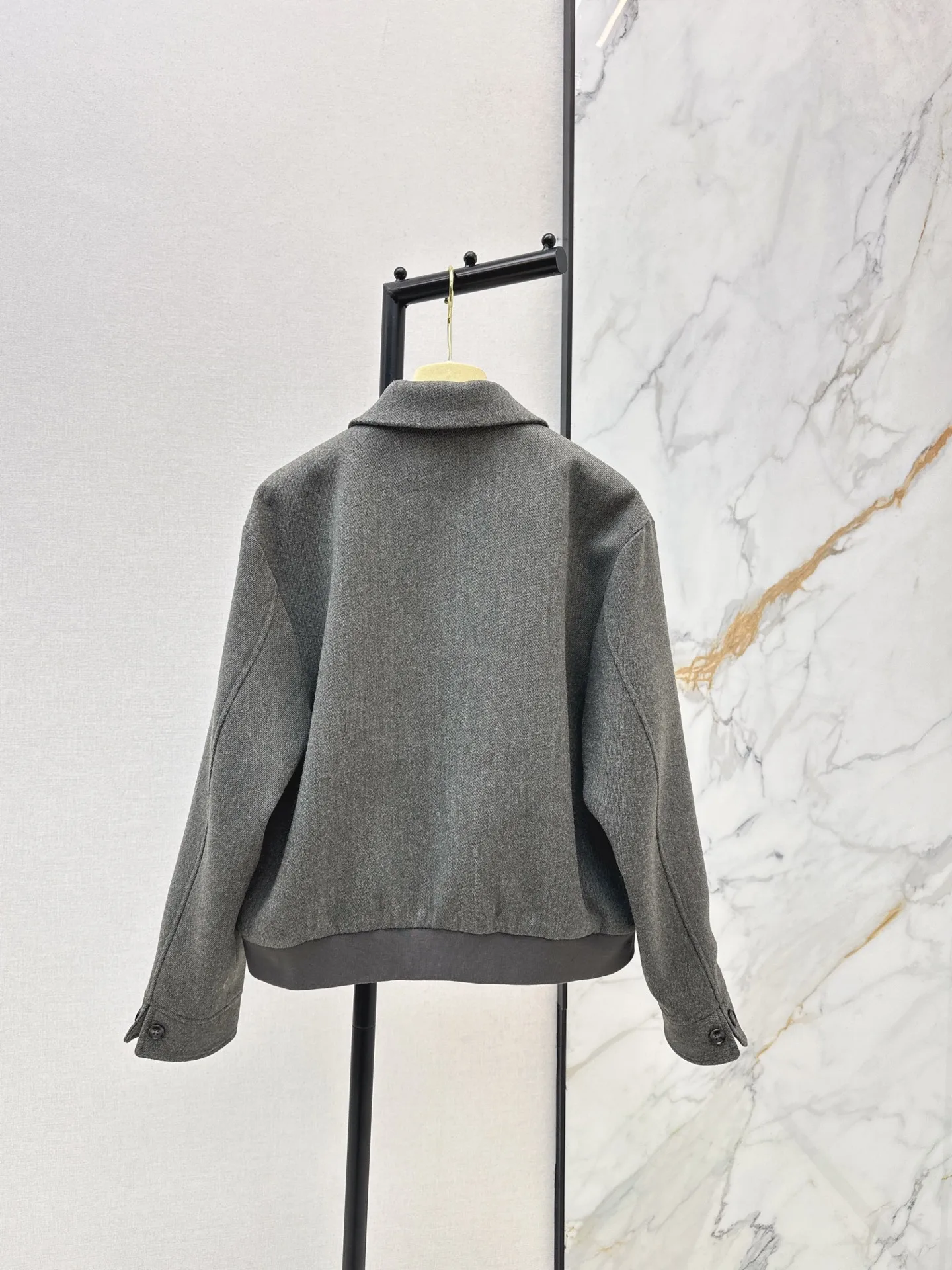 

High end Women's Clothing Autumn and Winter Latest Embroidered Solid Color Jacket Jacket, Fashionable High-end top 138