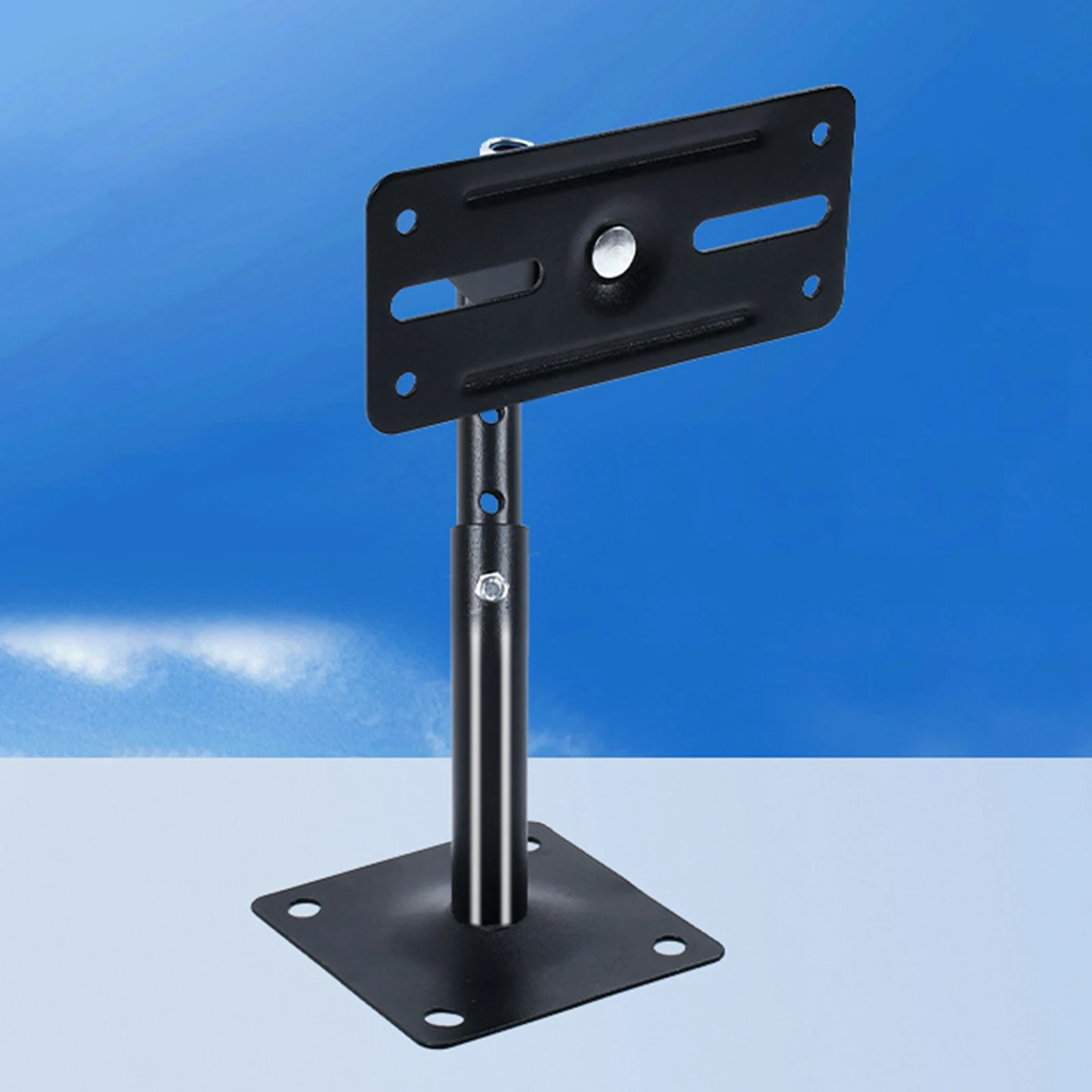 

Telescopic Speaker Wall Ceiling Mount Alloy Bracket, Adjustable Speaker Holder Accessory, for Home Living Room KTV Audio Parts