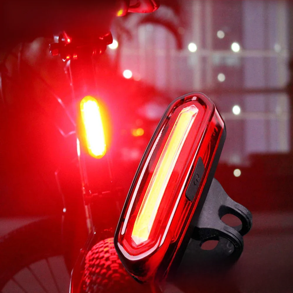 AliExpress cycle zone Bike Tail Light Waterproof LED Bike Front Rear Light Bicycle USB Rechargeable Mountain Riding