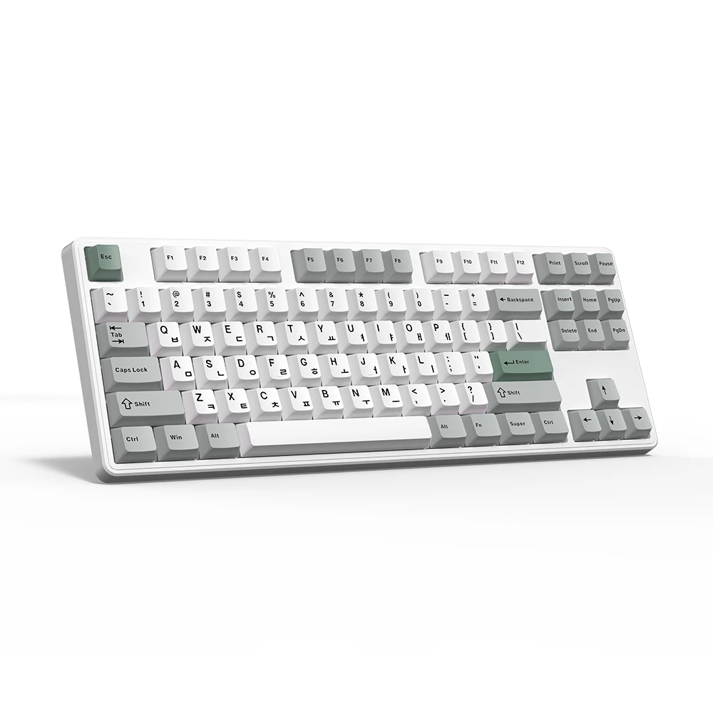 Hansung Computer 3-Mode Formtek Gasket 87-Key Tenkeyless لوحة مفاتيح ميكانيكية سلكية/لاسلكية #2