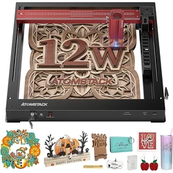 ATOMSTACK A12 X12 Pro Laser Engraver 12000mW Laser Cutter Engraving Machine For Personalized Gifts Installation Free For Wood