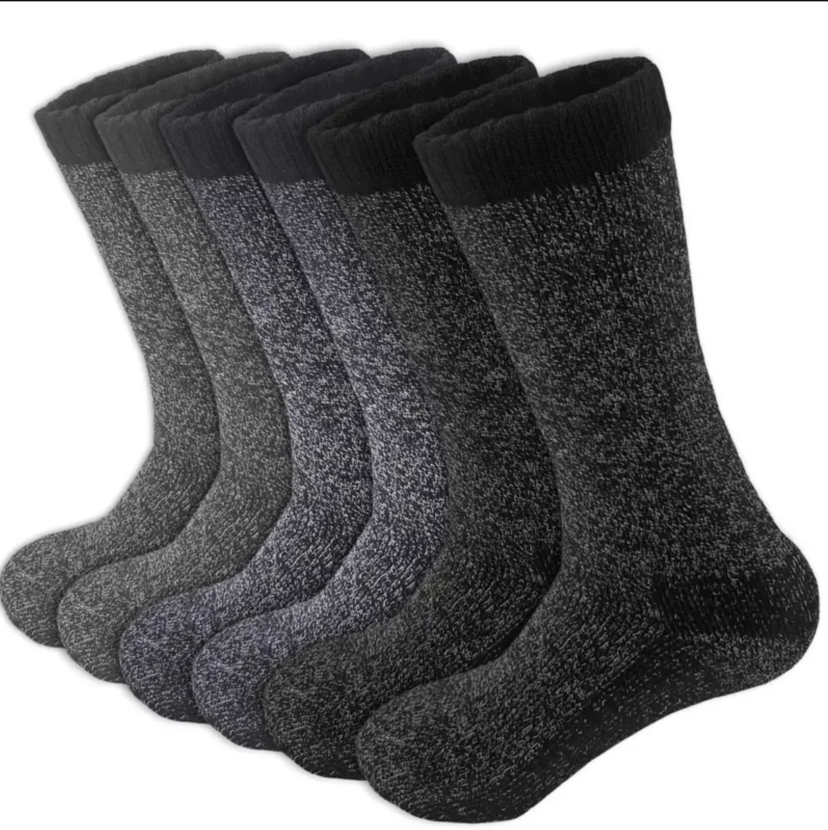 Men Winter Socks Thick Thermal Insulated Boots Heated Sox For Cold Weather Outdoor Activities