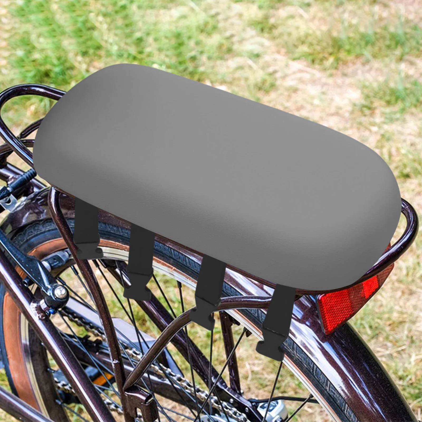 

Заднее сиденье велосипеда, удобное велосипедное сиденье из искусственной кожи, толстая задняя подушка для горного велосипеда, универсальное детское заднее сиденье для велосипеда