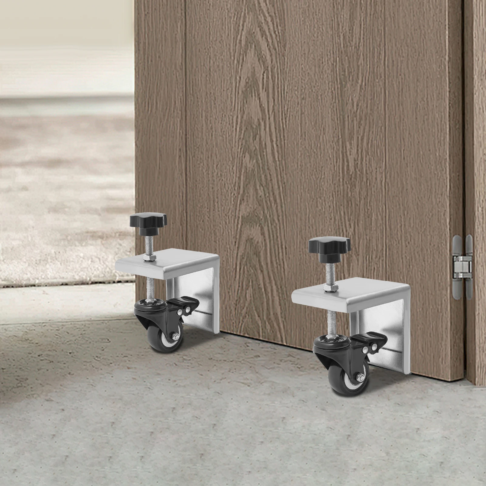 Silver Iron Door Installation Tool, Installation Tool for Doors 1.375 to 1.75 Inches Thick, Door Installation Tool Kit