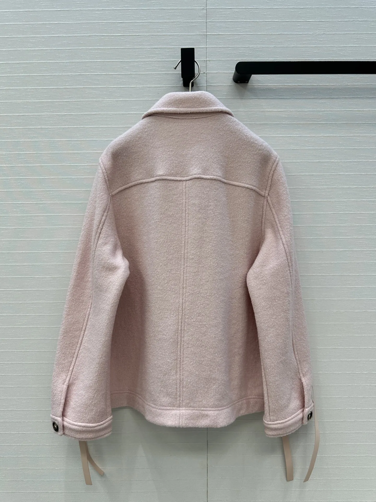 

2025 Autumn Women's New Product Woolen Collar Work Jacket Coat Woolen Fabric 551