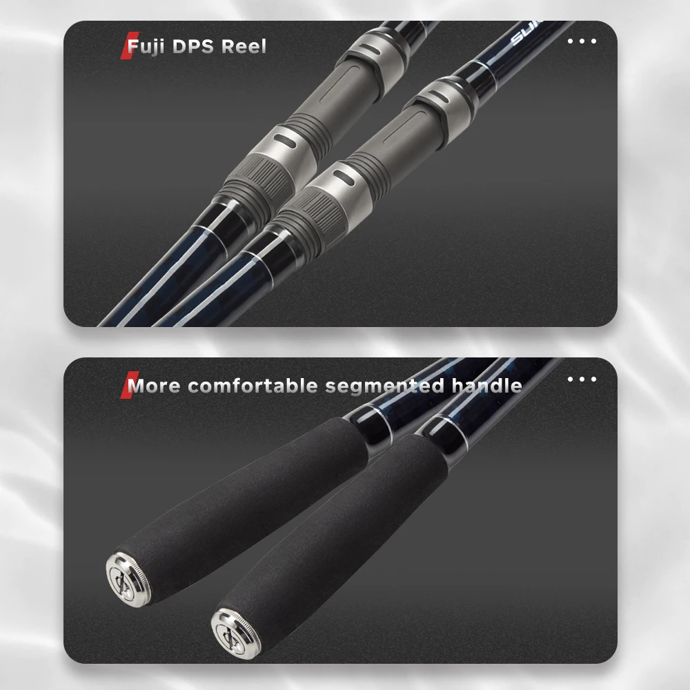 Caña Hunthouse Surfcasting 3 Secciones FUJI Shore 4,25m para Lance Largo - imagen 4