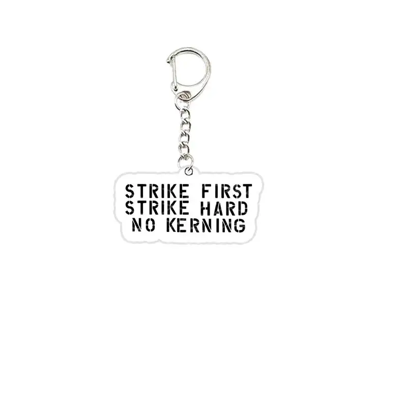 Popular TV Cobra Kai Keychain for Accessories Bag Acrylic Cobra Kai Johnny Daniel Key Chain KeyRing Pendant Chains Fans Gifts