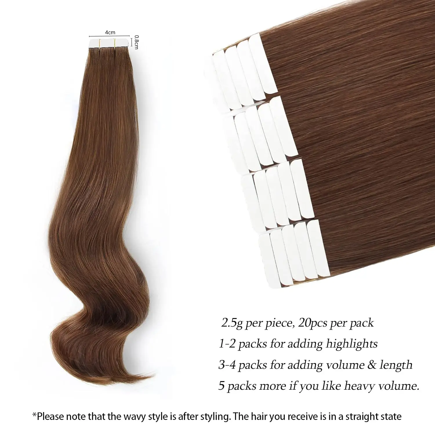 Sixstarhair 20 шт. лента для наращивания человеческих волос Remy 50 г 14/16/18/20/22 дюймов лента для наращивания волос настоящие человеческие волосы для женщин