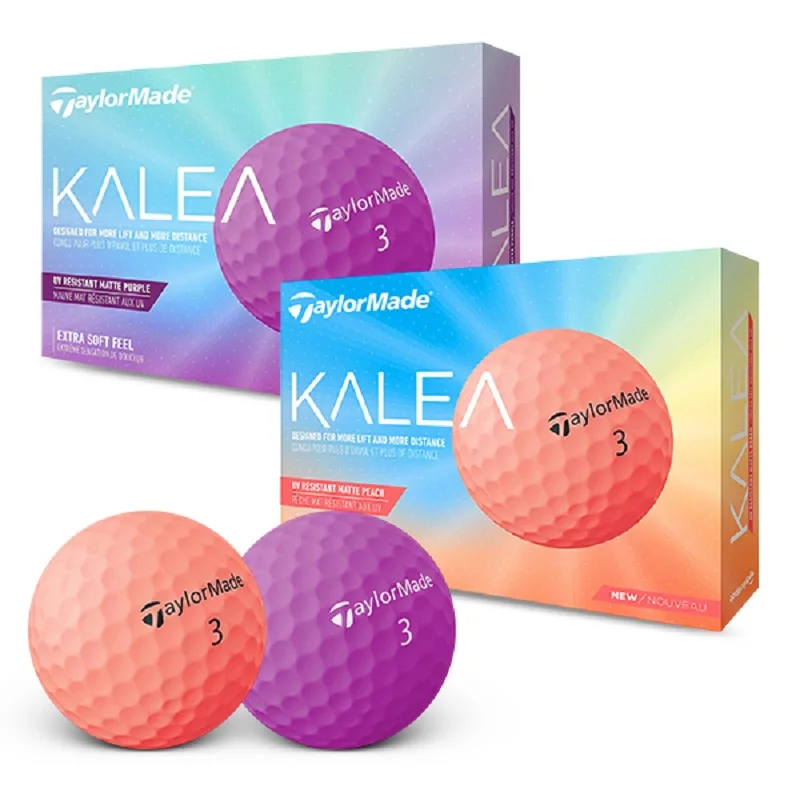 [1+1][Taylor Maid] Calea Matte Color Golf Ball (2 pieces/12 holes), 2PC