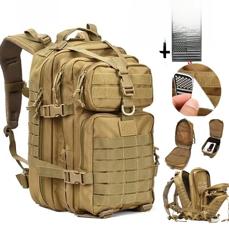 30L/50L 600D Nylon wodoodporny plecak wojskowy mężczyźni Outdoor plecaki wojskowe taktyczne sportowe Camping Trekking wędkarstwo torba myśliwska — zdjęcie 2