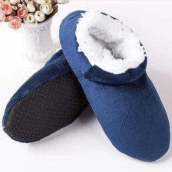 Men Socks Slippers Floor shoes Yoga Socks thickening velvet warm sleeping silicone Non-slip house slippers