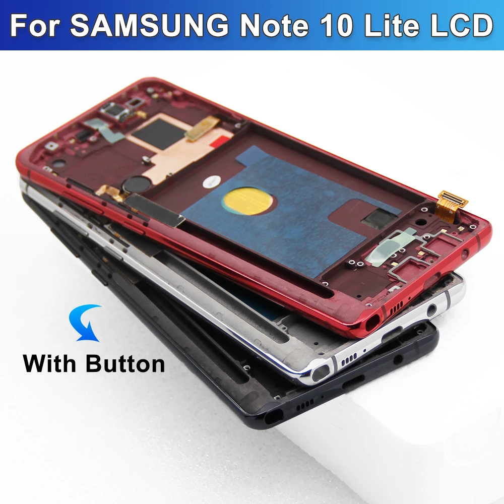 Screen for Samsung Galaxy Note10 Lite Lcd Display Digital Touch Screen for Samsung Note10 Lite N770F N770F/DS N770F/DSM Assembly