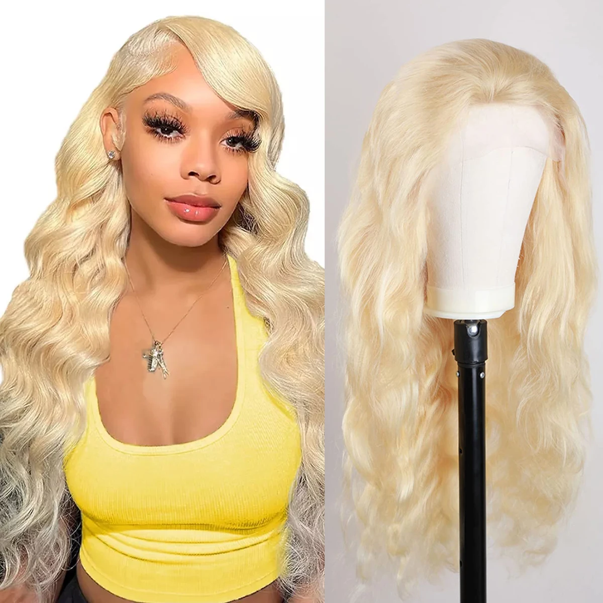 613 Blonde Lace Frontal Wig with Baby Hair Body Wave Lace Front Human Hair Wigs 26 28 30 Inch wigs human hair