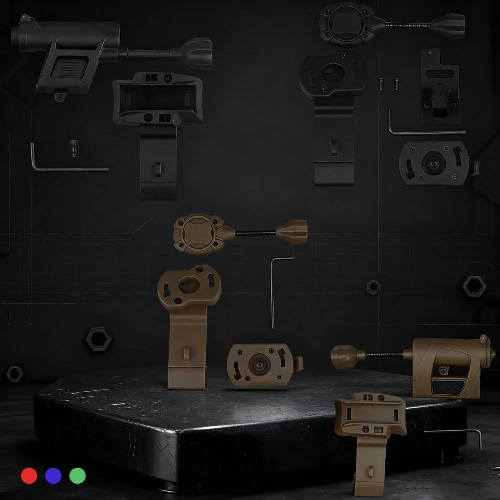 

Tactical FAST Helmet Lights ,Red/Green/Blue/White/IR IFF Light Multifunctional Personal Lighting ,Hiking Airsoft Gear Helmet