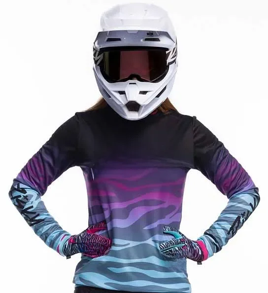 Fahrrad jersey sommer frauen mountainbike downhill DH enduro schnell trocknend langarm radfahren