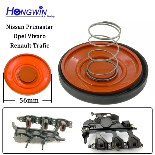 Osłona i membrana rury powrotnego oleju do Trafic Nissan Primastar Vivaro Laguna 2.0 dCi 8200836881   BPZ-RE-005 8200673395 1104600 Q1E