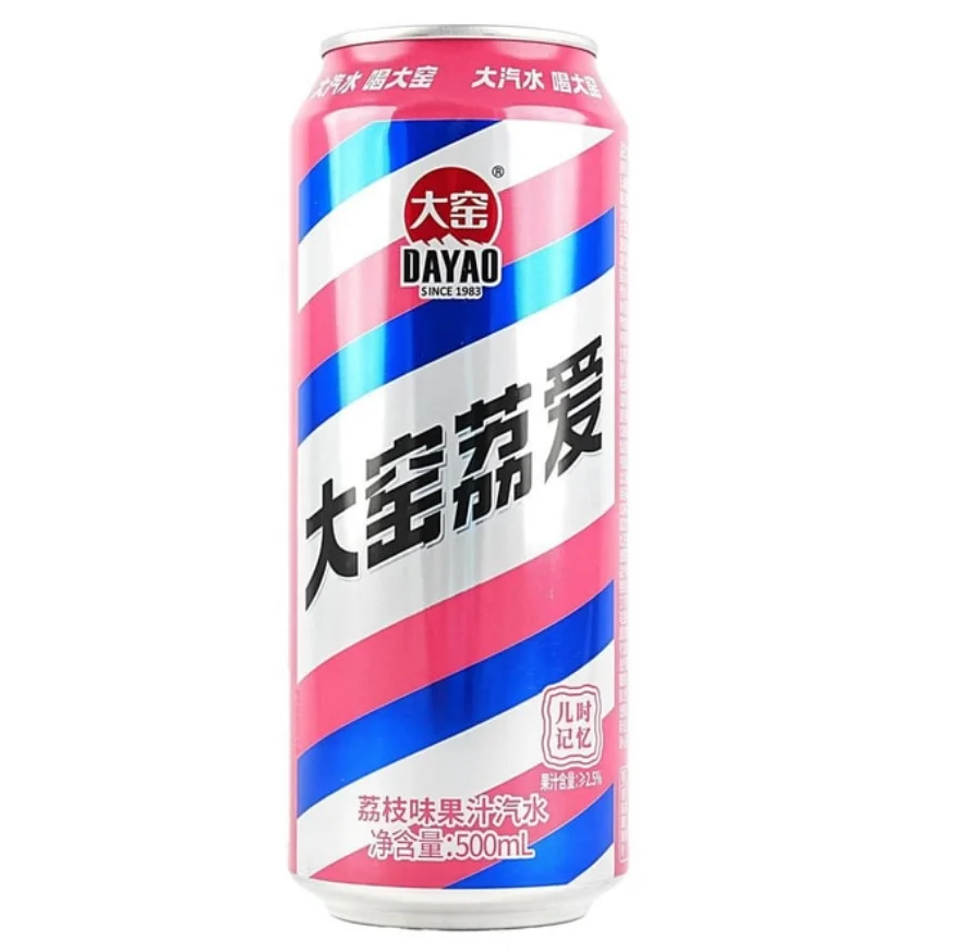 Dayao Lychee Flavored Soda Caned 500ml*10