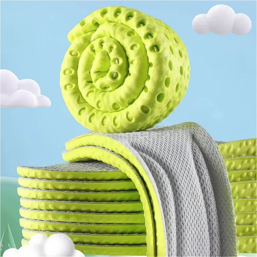 

18 пар ультракомфортных зеленых стельок с амортизацией, с достаточной эластичностью и сменными вкладышами, подходят для повседневной обуви.