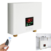 220V Instant Water Heater 3000W Wall-Mounted Electric Heaters for Bathroom Hot Water Shower and Home Kitchen Heating