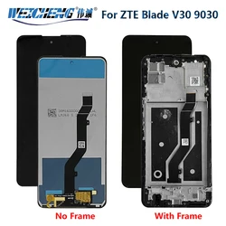 6.67“ Original LCD For ZTE Blade V30 9030 LCD Display+Touch Screen Digitizer Assembly with Frame For ZTE V30 LCD Repair