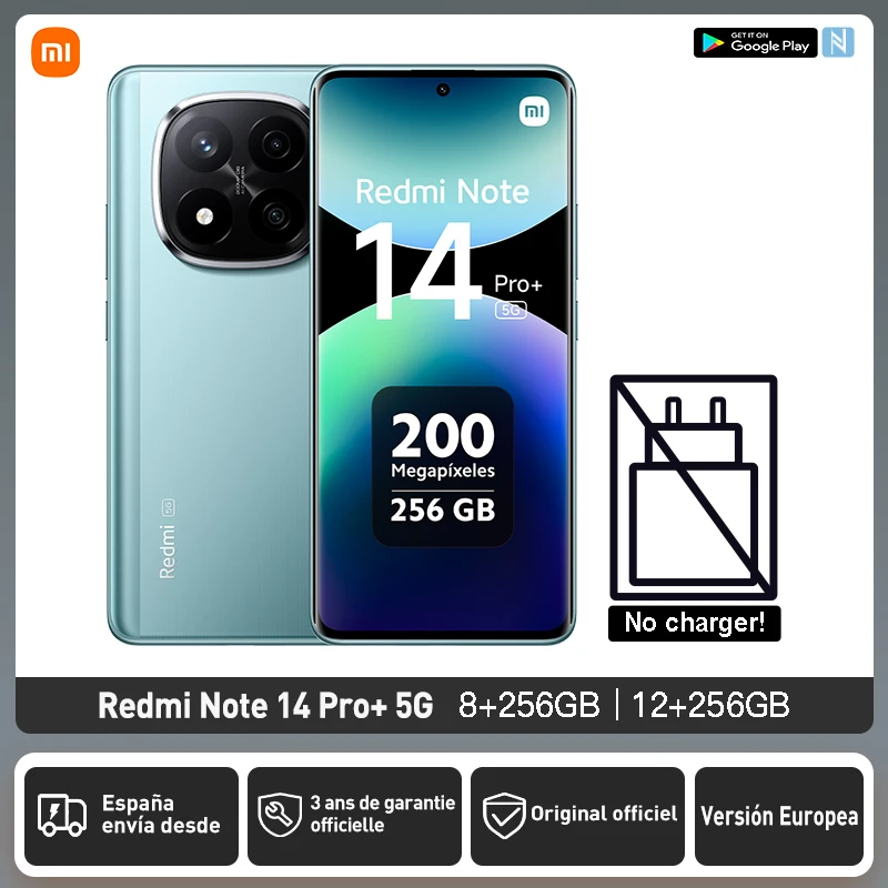 Xiaomi Redmi Note 14 Pro Plus 5G NFC European Version 256GB/512GB Snapdragon® 7s Gen 3  AMOLED Display 6.67