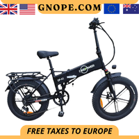 DEEPOWER A1 Folding Electric Bicycle 1000W 48V 20AH Fat Tire Ebike Mountain 20 Inch Commuting Electric Bikes For Adults E Bikes