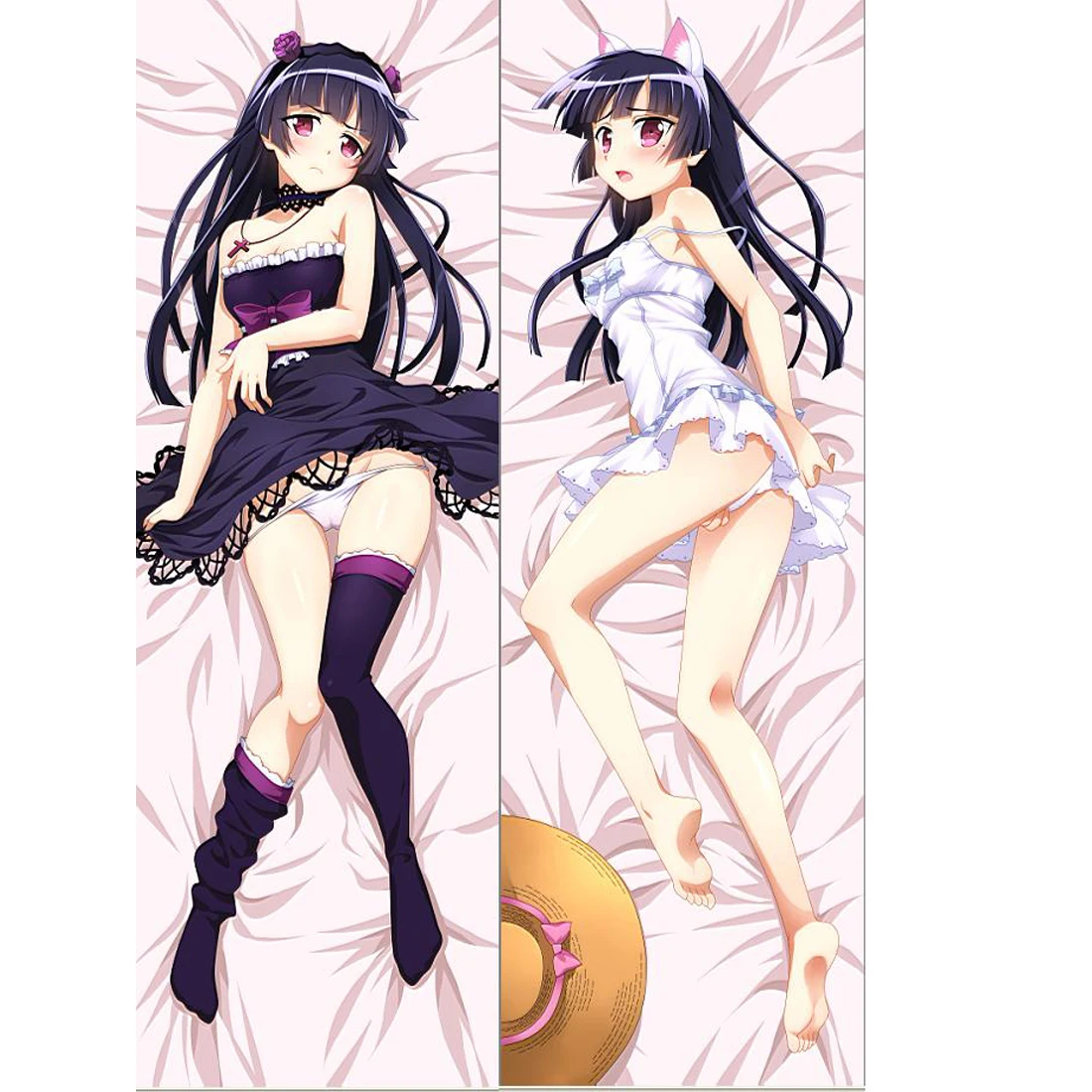 

My sister can not be so cute Kousaka kirino Dakimakura Hugging Body Pillow Case Cover Pillowcases Japanese Anime