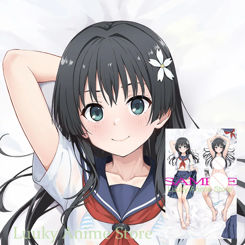 

Dakimakura Saten Ruiko Anime Ghost In The Shell Double Sided Print Life-size Body Pillow Cover