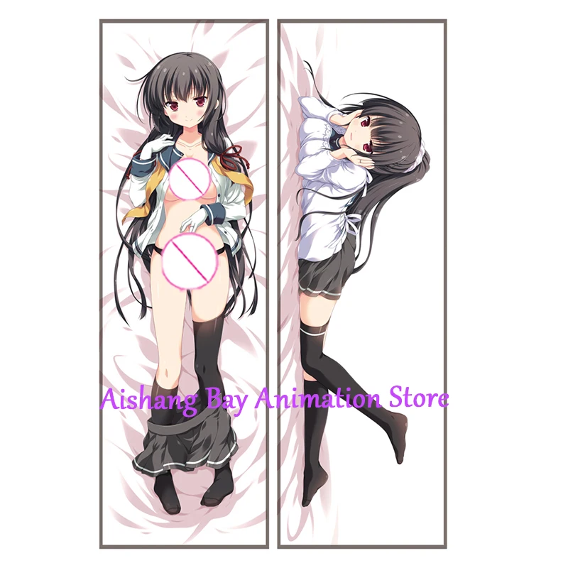 

Dakimakura Anime Pillow Cover Isokaze Double Sided Print Life-size Body Decoration