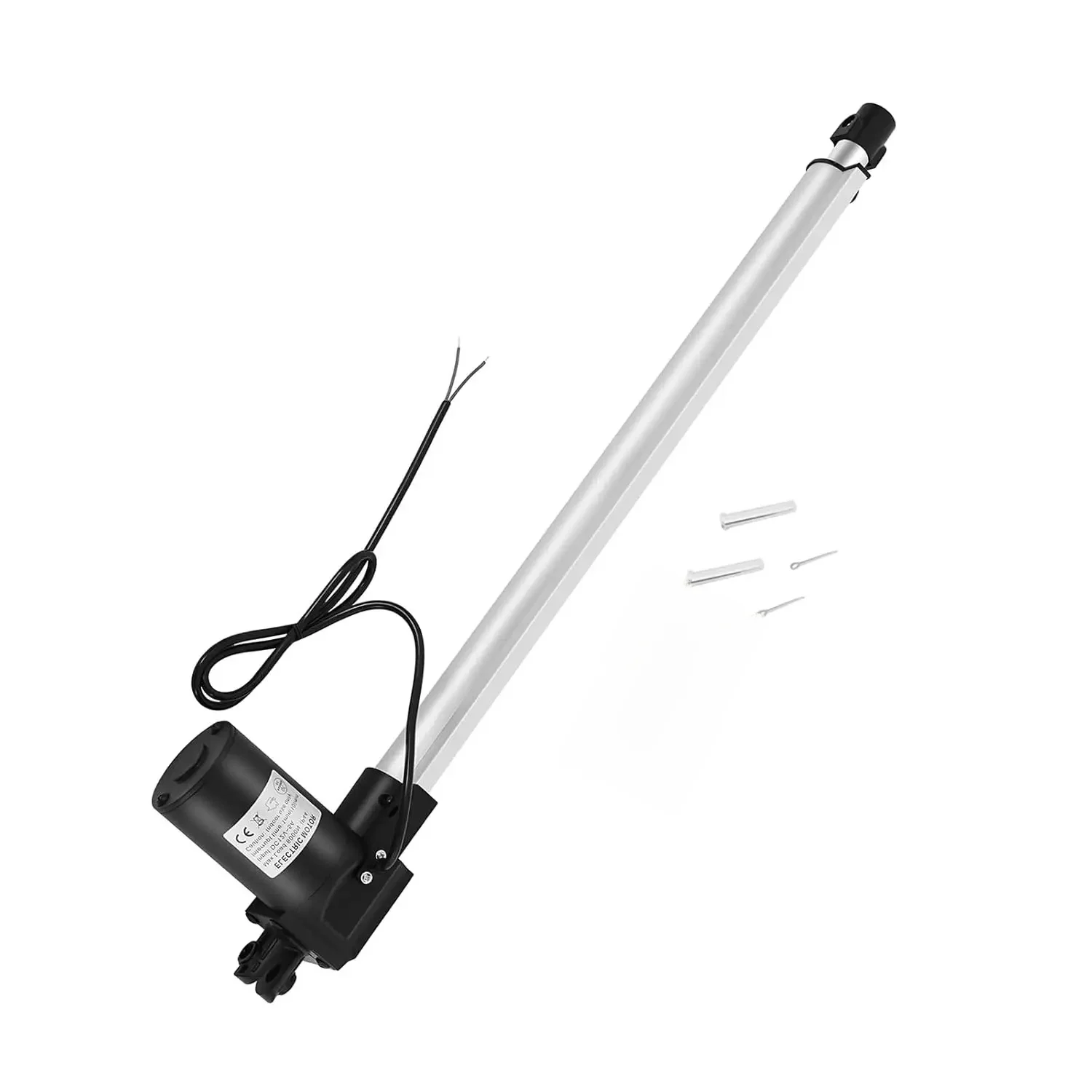 Actionneur linéaire à course de 20 pouces, étanche IP44, robuste, levage maximal 12V avec supports de montage pour porte électrique industrielle