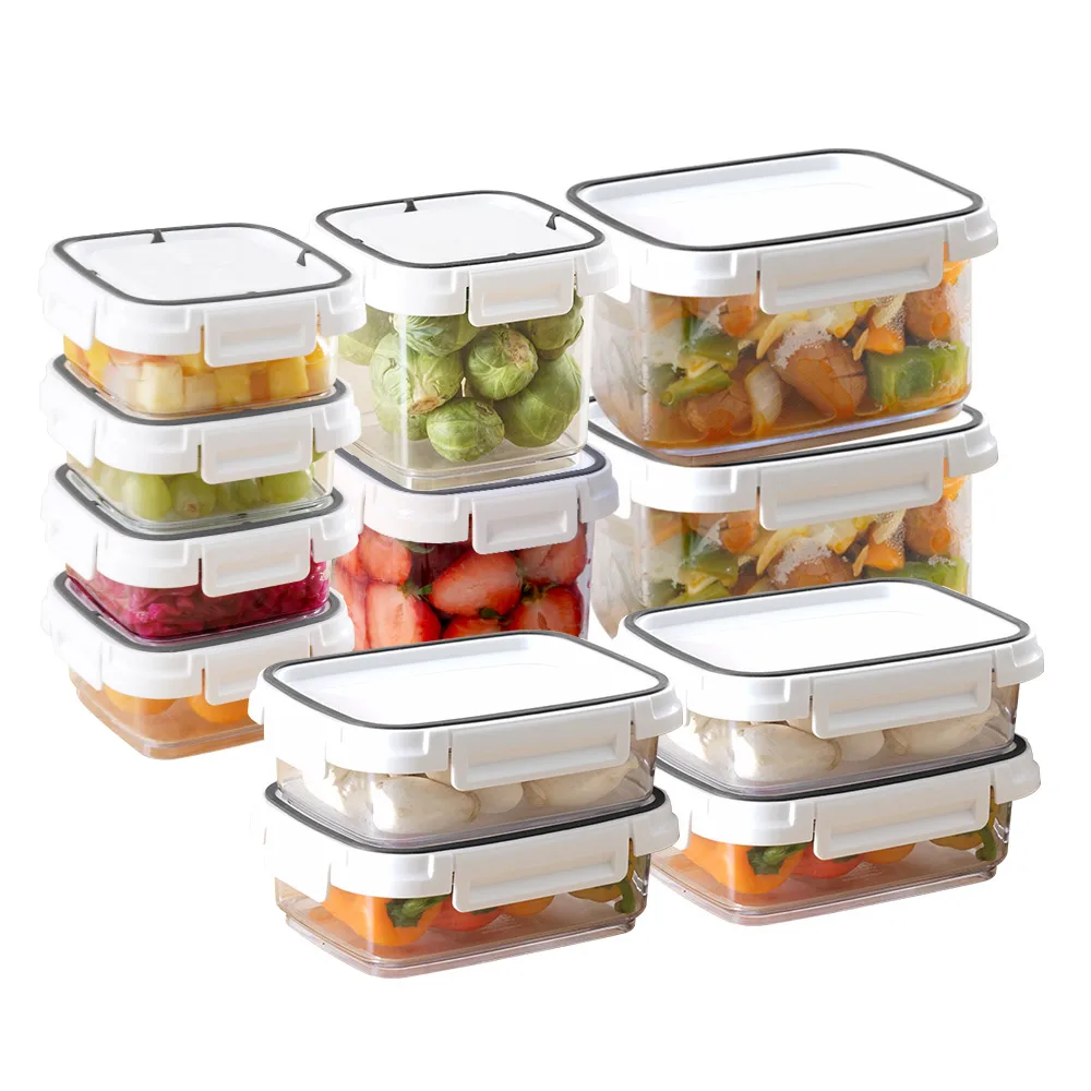 Skylock Airtight Food Storage Containers Set of 12 / airtight food containers meal prep