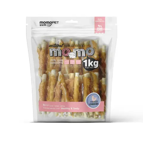 MOMO 대용량 육포1kg우유치킨껌,강아지간식, 강아지사사미,애견간식