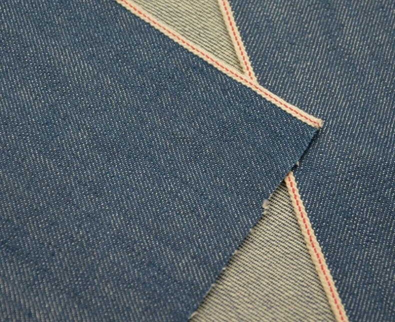 12oz Rope Dye Affordable Selvedge Denim Material Right Hand Twill Slub Denim Jeans Fabric Manufacturers W284622