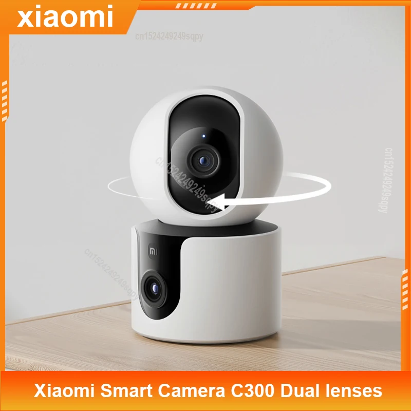 

Xiaomi Smart Camera C300 Dual Lens AI Detection PTZ 360° 3MP Full Color Night Vision WiFi6 Two-way Voice Connection Mi Home App