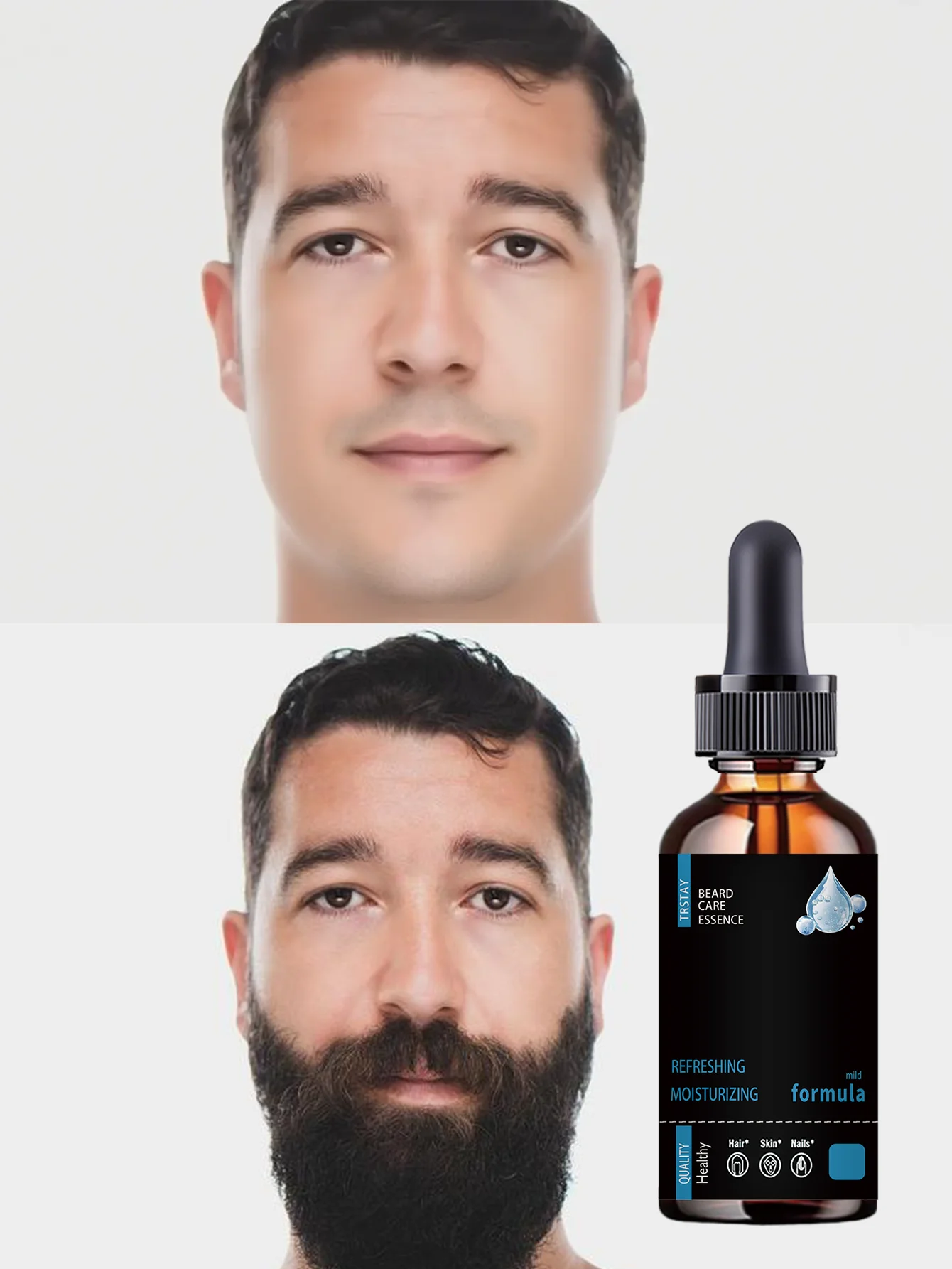 Nourishing Beard Essential Oil for Men Thick Smooth Grooming Non Greasy Easy Maintenance Perfect Gift for Stylish Men Hydrating - Image 5