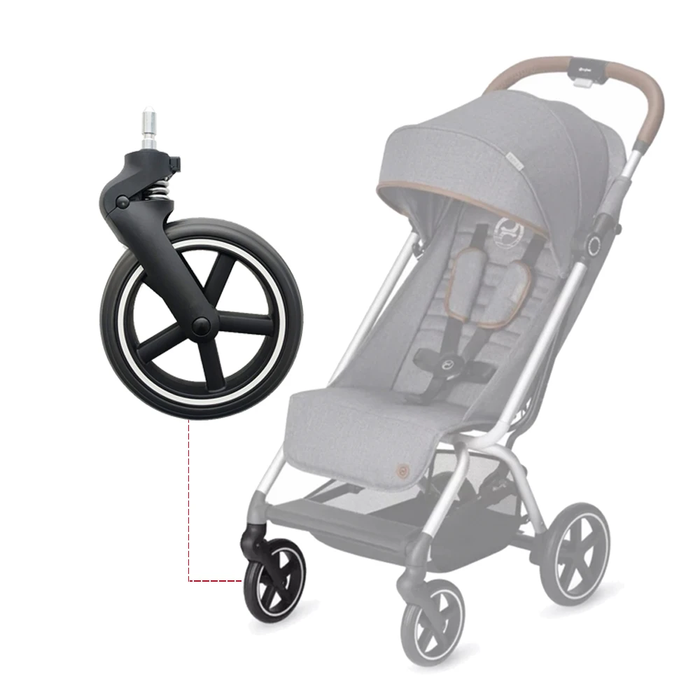 Front Wheel For Cybex Eezy S Plus 2/ Eezy S Twist Plus 2 Buggy With Tire Frame Axle Direct Replace Baby Stroller Accessories