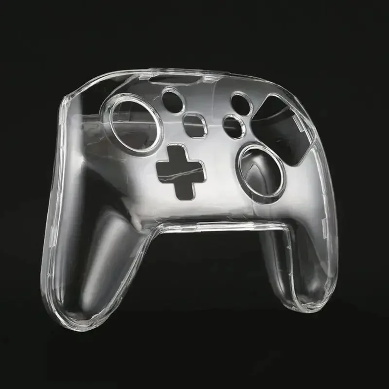 Coque de protection transparente en cristal pour contrôleur de jeu Ns Nintendo Switch Pro