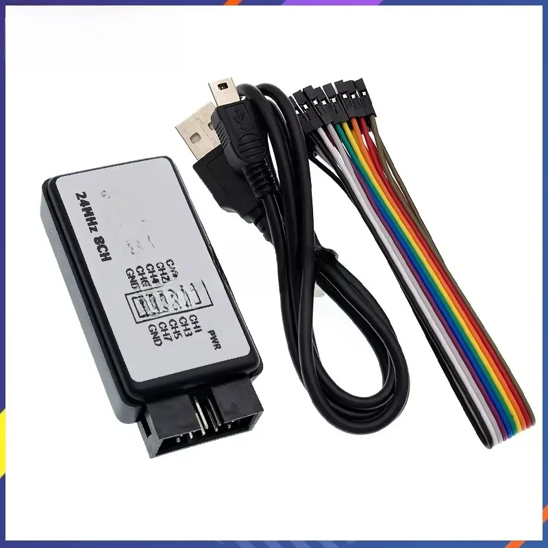 Estardyn USB Logic Analyzer 24MHz 8 Channel 24M/seconds Logic Analyzer Debugger For ARM FPGA Logic Analyzer Logic 24M 8CH — zdjęcie 2