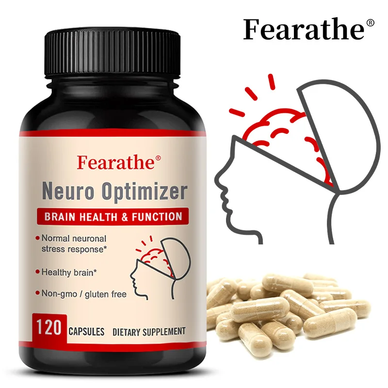 

Neuro Optimizer - 7 Nutrients, Antioxidants, Supports Neurons and Normal Stress Response, Brain Health, 120 Capsules