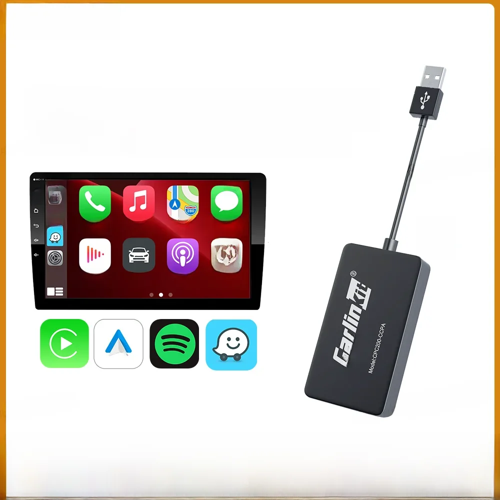 Carlinkit Verdrahtete/Drahtlose CarPlay Wireless Android Auto Dongle Spiegel Für Ändern Android