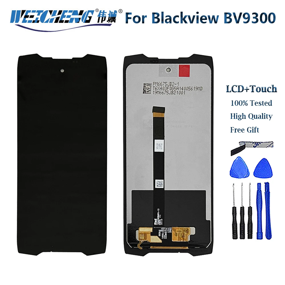 6.7 Inches for Blackview BV9300 LCD Display and Touch Screen Digitizer Assembly BV9300 Pro Screen Replacement LCD Sensor Parts