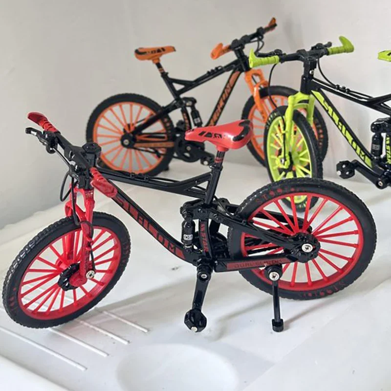 AliExpress TYRC 1:8 Model Mini Alloy Bicycle Diecast Simulation Finger Mountain Metal Bikes Die-casting Ornaments