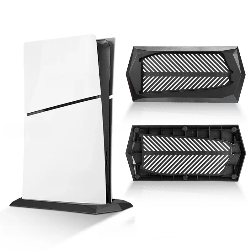 Support de Base Vertical pour Console Playstation 5 Slim, avec évents de refroidissement intégrés et pieds antidérapants pour accessoires PS5 Slim