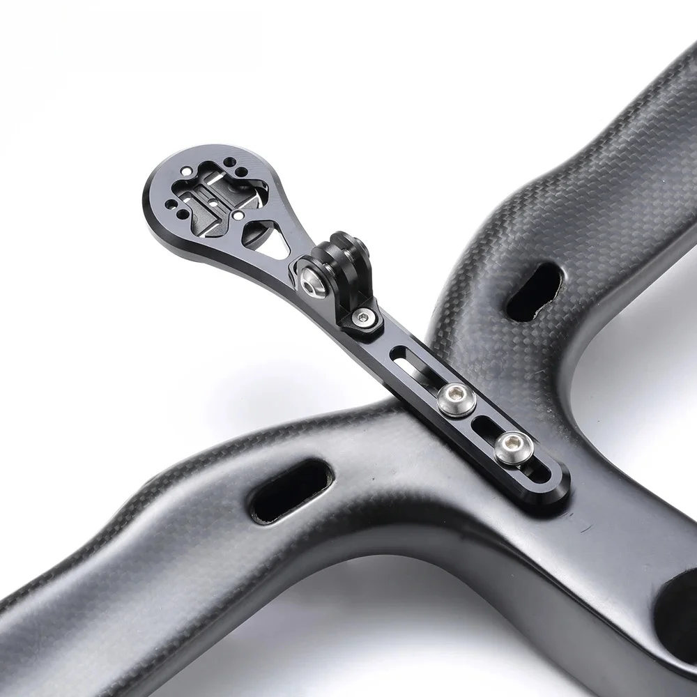 AliExpress XODCK Aluminum Road Bike Integrated Aero Handlebar Cycling Computer Combo Mount Holder Bracket For Garmin Wahoo Bryton Gopro Headlight