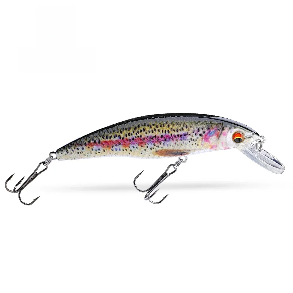 Agoie pływająca przynęta Minnow Topwater 90mm 12g duża przynęta Crankbait Wobbler wielorodzajowa przynęta wędkarska pstrąg sztuczna przynęta profesjonalna — zdjęcie 2